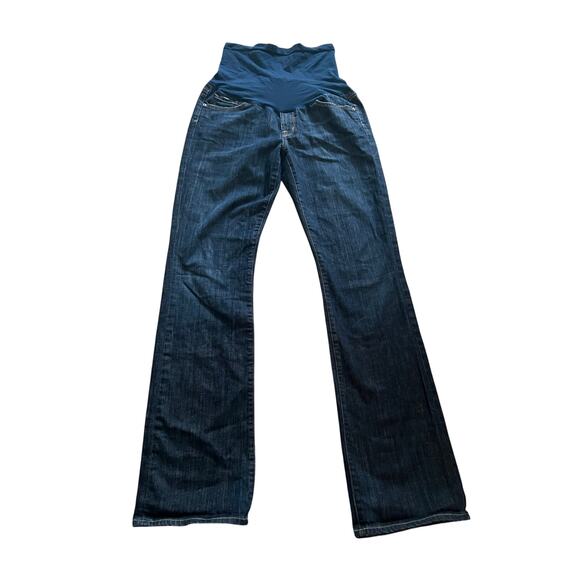 Vintage Citizens of Humanity A Pea in the Pod Maternity Jeans Y2K Flare Sz 32 - Picture 1 of 6